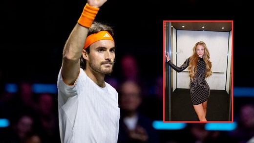 WATCH: Stefanos Tsitsipas' girlfriend Kirsten Thoms steals the show with chic courtside appearance at Miami Open