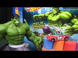 Hulk Smash Spin-Out Hot Wheels Track Set Review By Race Grooves