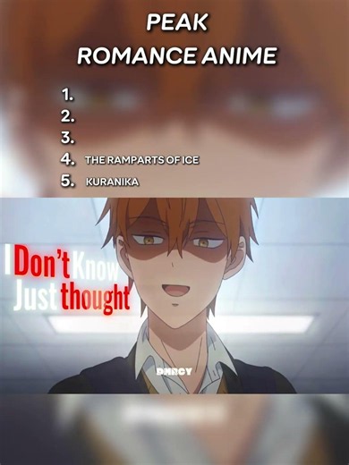 These are some of the best Romance Anime🩷