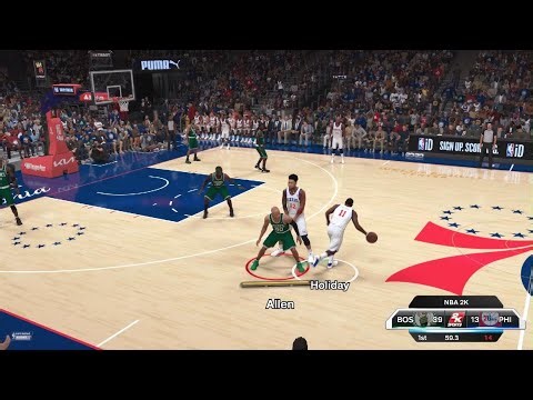 NBA 2: Boston Celtics vs Philadelphia 76ers 2010