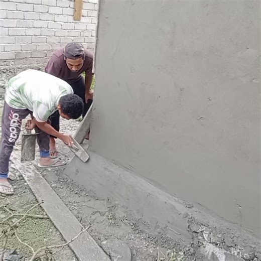 35K views · 288 reactions | Training a labourer plastering foundation | Andris Brick Art | Facebook