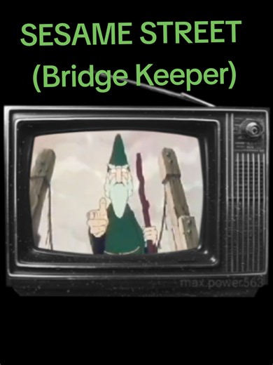 Sesame Street Bridge Keeper Sketch: Eat the Circles! (80s/90s)