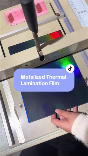 Metalized Thermal Lamination Film Production