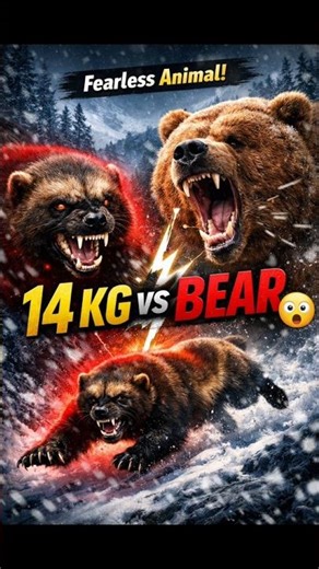wolverine World’s Most Fearless Animal? 🐾#shorts #facts #animals