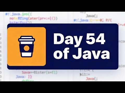 Day 54 of Java Coding This video shows you First occurence and last occurence of elements in array