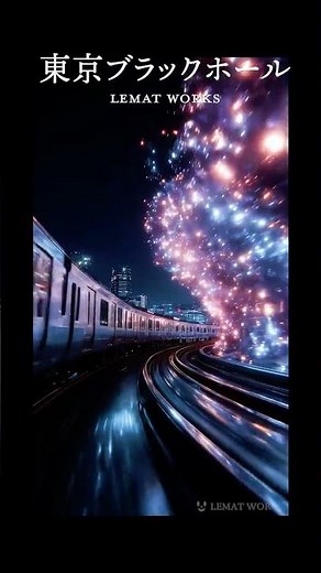 東京ブラックホール 🗼🕳️ 歌詞MV #オリジナル曲 #newmusicrelease #jpop 18曲目の ルマットワークス新曲👽Music Lyric Video