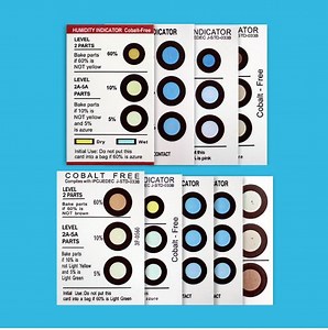 [Hot Item] Cobalt Humidity Indicator Card with Blue Humidity Detection at 6 Points
