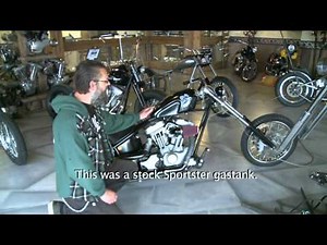Harley-Davidson Sportster turns into a KICK-ASS Chopper !