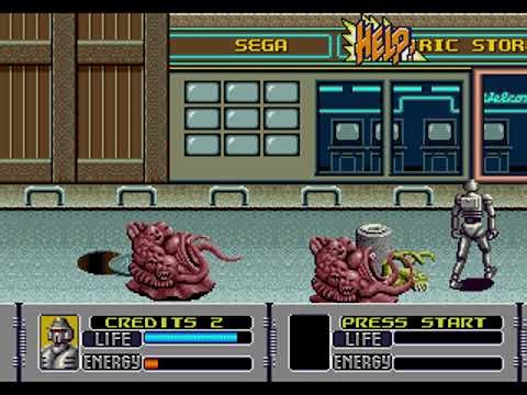 Alien Storm (Sega Genesis) run on normal difficulty