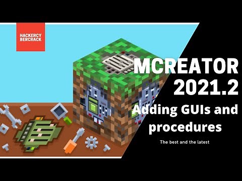 Adding a cool GUI and creating procedures with MCreator 2021.2 tutorial