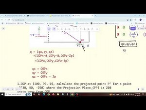 Projection|| (General Purpose) Perspective Projection Math