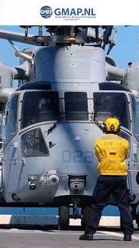 CH-53 King Stallion ship landing/take-off #shorts #helicopter #navy #military #aviation #stallion