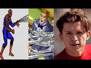 Marvel's Spiderman use webshooter in games and movies compilation including No Way Home