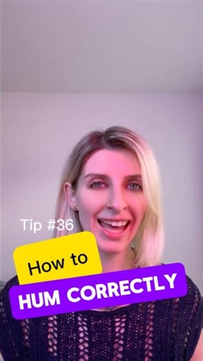 Singers! Hum correctly! 🎤 #singer #vocaltips #singing #vocalcoach #vocalexercises #vocaltrainer