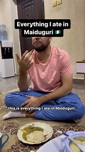 344K views · 2.1K reactions | Everything I ate in Maiduguri  From miyan yakuwa to sinasir and fish from Lake Chad (which they call pish in the Maiduguri accent lol) What a pleasure eating here with my host family ❤️ #maiduguri #nigerianfood #africanfood #westafrica #kanuri #hausa #travelfood | Authentic Traveling | Facebook