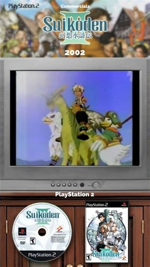 Suikoden 3 🇯🇵 PS2 Ad! 108 Stars of Destiny JRPG (2002)