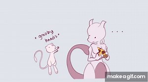 Mew & Mewtwo by TC-96 [Comic Drama Part #9] on Make a GIF