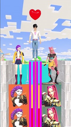 Battle Dance Mira vs Rumi, Who will win? #kpopdemonhunters #funny #gta