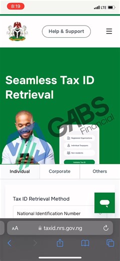 How to Verify if You Already Have a Tax Identification Number (TIN) 1. Visit the official Joint Tax Board (JTB) TIN Verification Portal: https://tin.jtb.gov.ng 2. Select a method, input your NIN and tap "Retrieve tax ID" 3. Enter your Name, Date of Birth and tick the checkbox. 4. Submit the details to check if a TIN has been automatically assigned to you. If a TIN exists, you may proceed to download or use it as required. Important Notes: The entire registration process is completely free of cha