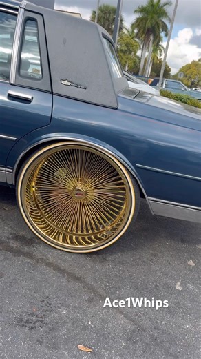 Chevy Box on Gold 26” Wire Wheels