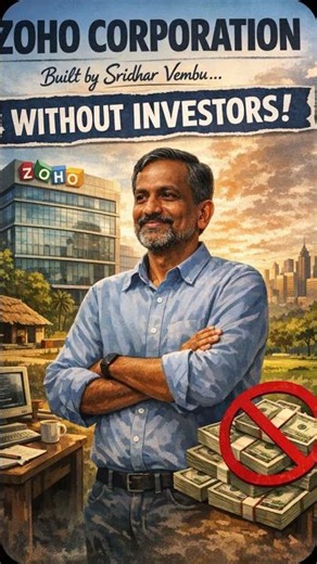 How Zoho Corporation Built a ₹12,000 Crore Empire Without Funding 🚀 #shortsvideo