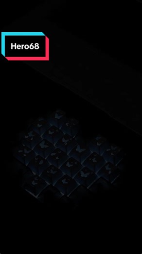 Aula Hero68 Smoky Black Transparent Keyboard & Heart Keycaps #aula #keyboard #desksetup #gaming