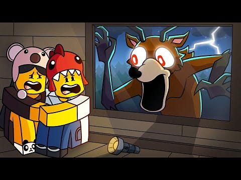 Surviving 99 Nights in Roblox Forest... (Cartoon Animation)