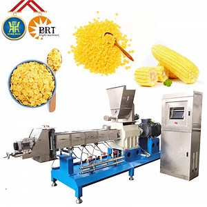 [Hot Item] Automatic Breakfast Cereal Production Line Crispy Sweet Corn Flakes Making Machine