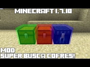 Minecraft 1.7.10 MOD SUPER BUSCA COFRES! The Simple Chest Finder Mod Español!