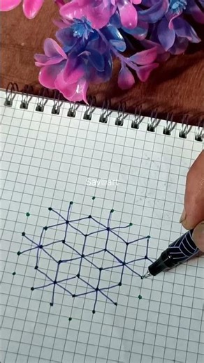 daily use simple easy dotrangoli designs for beginners||festival rangoli #art #viral#newyearrangoli