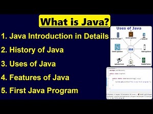Java Introduction || History of Java || Uses of Java || Features of Java || Java Program
