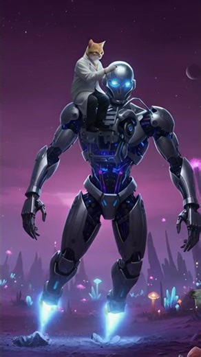 Humanoid Cat Scientist Builds Giant Robot 🚀 | Alien Cat Invasion & Superhero Cat Saves Earth