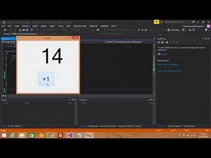 How to create a Counter in C# using Visual Studio