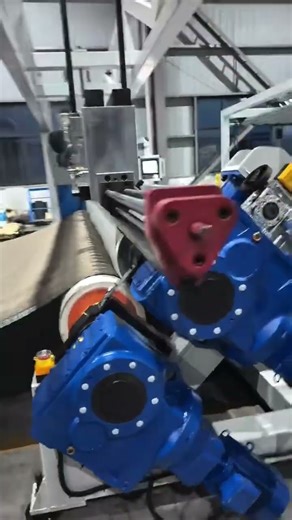 4M TPE carpet back coating machine test run