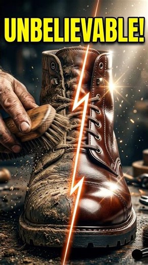 INSANE Boot Restoration 😱 | From Ruined to Brand New! #asmr #restoration #satisfying