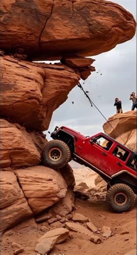 “This Jeep Just Did the Impossible! Insane Rock Climb Caught on Camera!” 🚙🧗‍♂️
