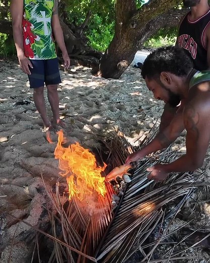 Grilled Giant Spider Conch Recipe from Fiji