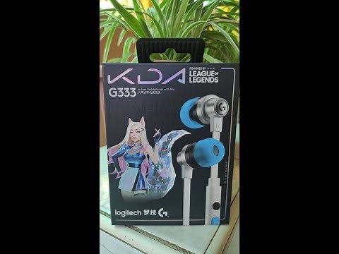 Logitech G333 KDA Edition Unboxing & Mic Test