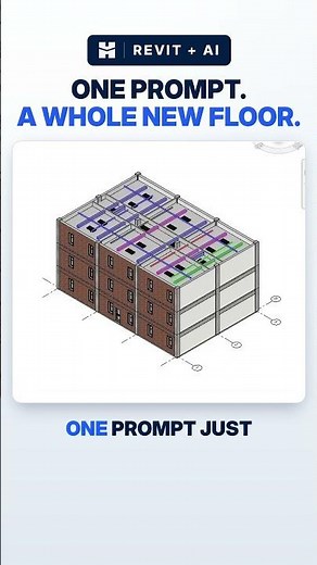 I asked AI for a new floor in Revit. It built it. #aec #revit #bim #ai