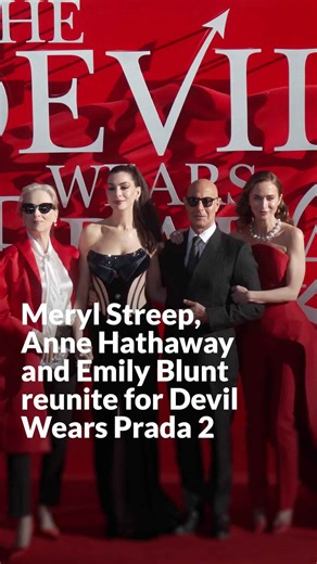 Meryl Streep, Anne Hathaway and Emily Blunt reunite for Devil Wears Prada 2