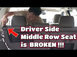 Driver Side Middle Row Seat won't fold down !!! Let's Fix it !