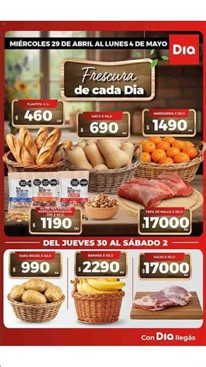 Supermercado DIA Ofertas 29/04 - 04/05