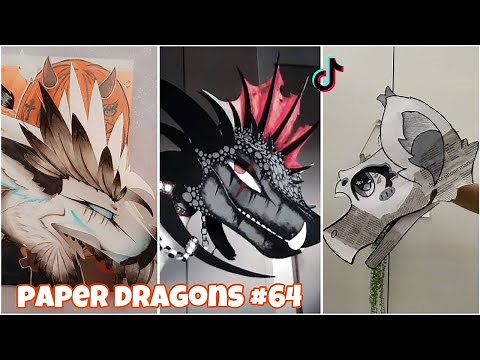 Dragon Puppet TikToks - Paper Dragon TikTok Compilation #64