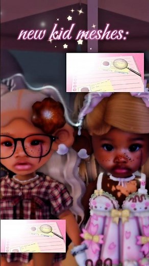 New Baddie Berry Avenue kid/toddler Makeup Mesh🌸 #berryavenueoutfits #blackgirloutfits #shorts