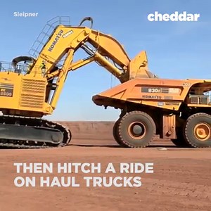 These wheels help transport excavators easily. | Cheddar Gadgets