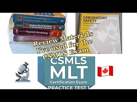 Review Materials I've used when I studied for the CSMLS Exam | CSMLS EXAM Prep| IEMLT