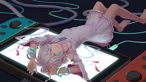 Anime Gamer Girl Nintendo Live Wallpaper - MoeWalls