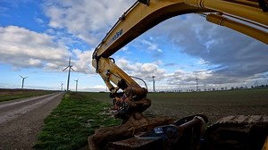 Free video - Excavator, Clouds, Cloud, Heaven