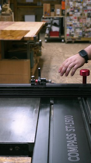 6.7K views · 38 reactions | A couple months back I posted about installing the Harvey Industries International sliding table on my table saw, and I did it specifically with this project in mind, I made a giant box! Riveting, I know. But this sliding table gives me a 36” crosscut capacity (48” if installed differently), and for the small footprint it takes up, I’m bummed I didn’t do it sooner. #tablesaw #woodworking #cooltool #imatool | Jackman Works | Facebook