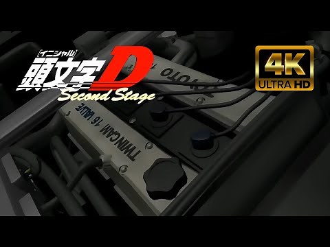 【Initial D Second Stage】Opening『Blazin' Beat』4k 70 FPS